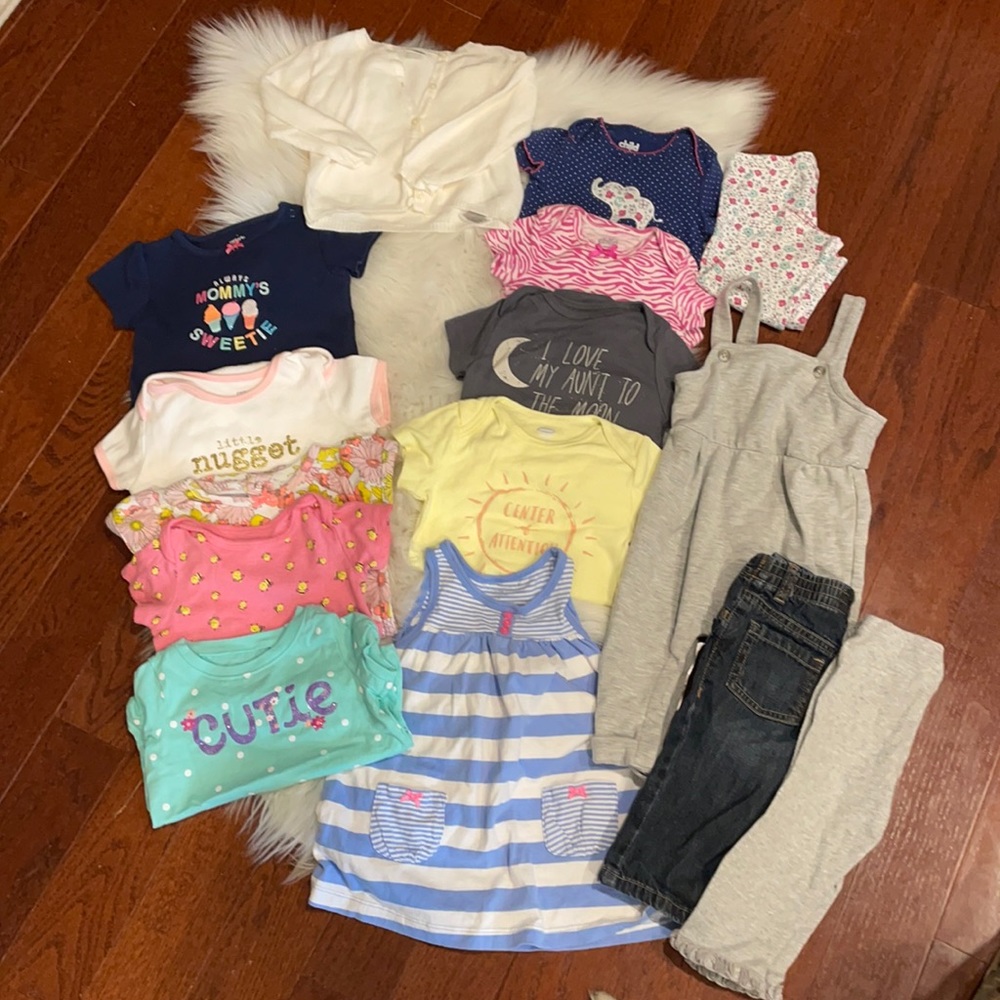Bundle of 6-12/ 12 month Girls clothing